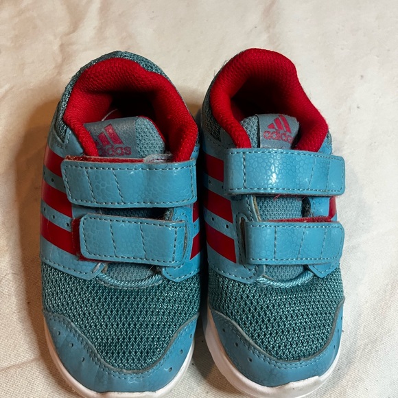 2 for $25 - Adidas Kids' Blue and Red Sneakers - Picture 7 of 9
